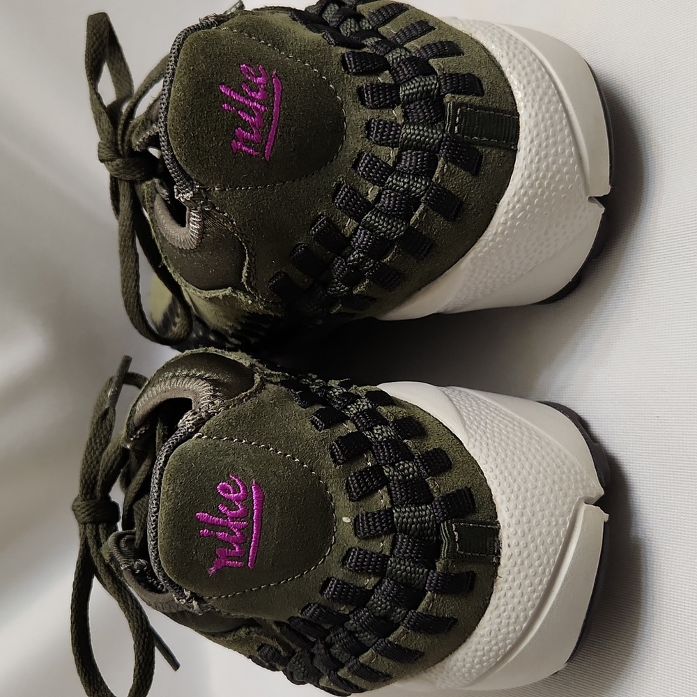 Nike Air Footscape Woven Chukka Cargo Khaki Shoes (M Size 7.5) - Picture 9 of 15